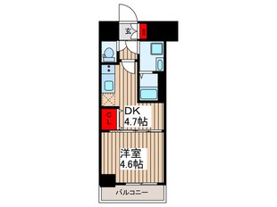 エスティメゾン門前仲町の物件間取画像